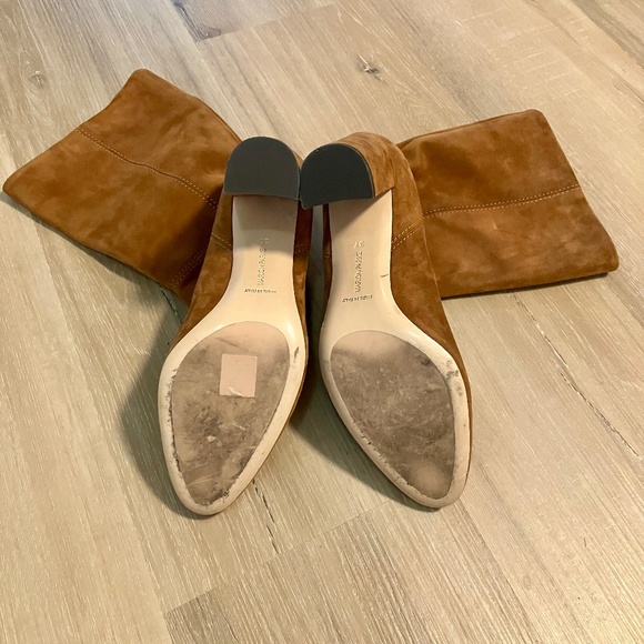 Marion Parke Delila Caramel Suede Boots - Picture 4 of 5